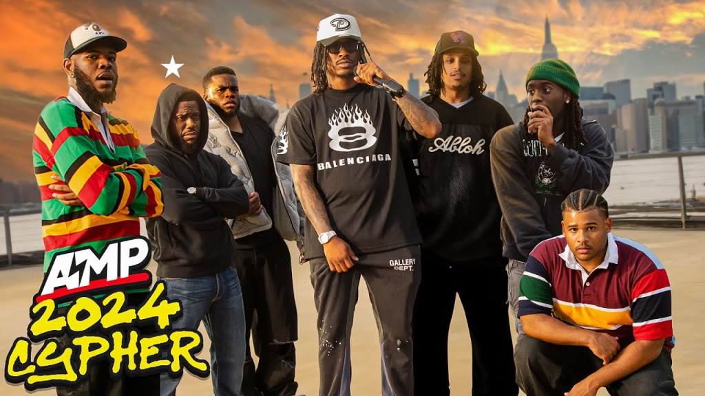 Kevin Hart & Kai Cenat Rap Among Group In AMP’s 2024 Cypher