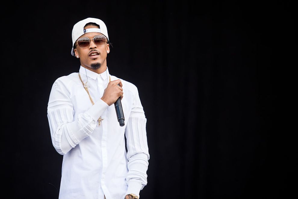 August Alsina performs on day 3 of the New Look Wireless Festival at Finsbury Park on July 5, 2015 in London, England.