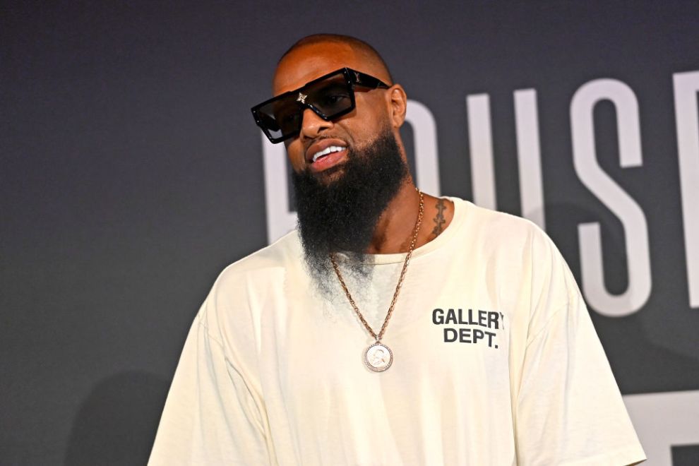 Slim Thug is seen onstage during the "College Hill Cast Meet & Greet" at House Of BET on June 25, 2022 in Los Angeles, California.