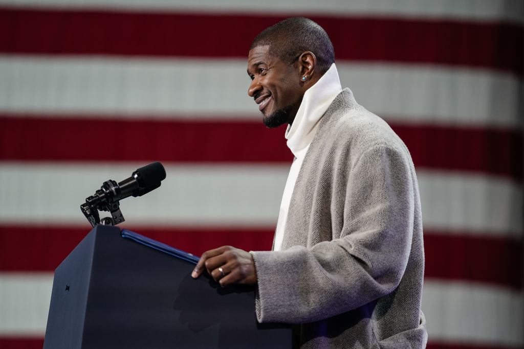 Usher Endorses Kamala Harris For President At Georgia Rally
