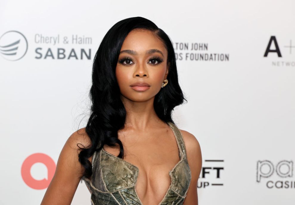 Skai Jackson attends the Elton John AIDS Foundation's 32nd Annual Academy Awards Viewing Party on March 10, 2024 in West Hollywood, California.