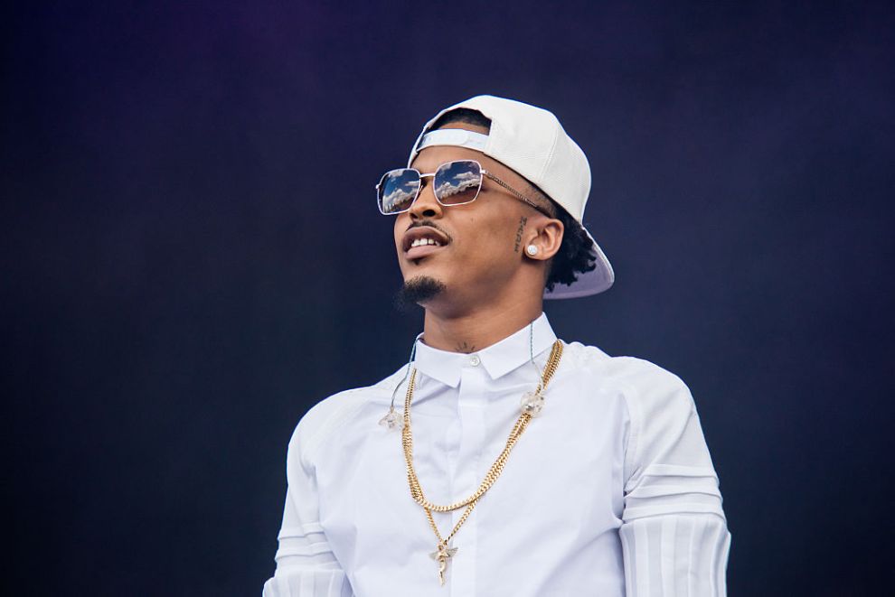 August Alsina performs on day 3 of the New Look Wireless Festival at Finsbury Park on July 5, 2015 in London, England.