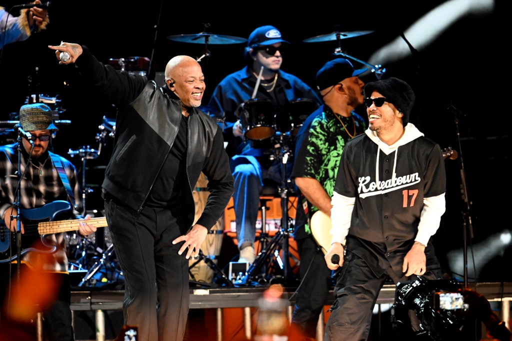 Dr. Dre Joins Anderson .Paak At FireAid Concert