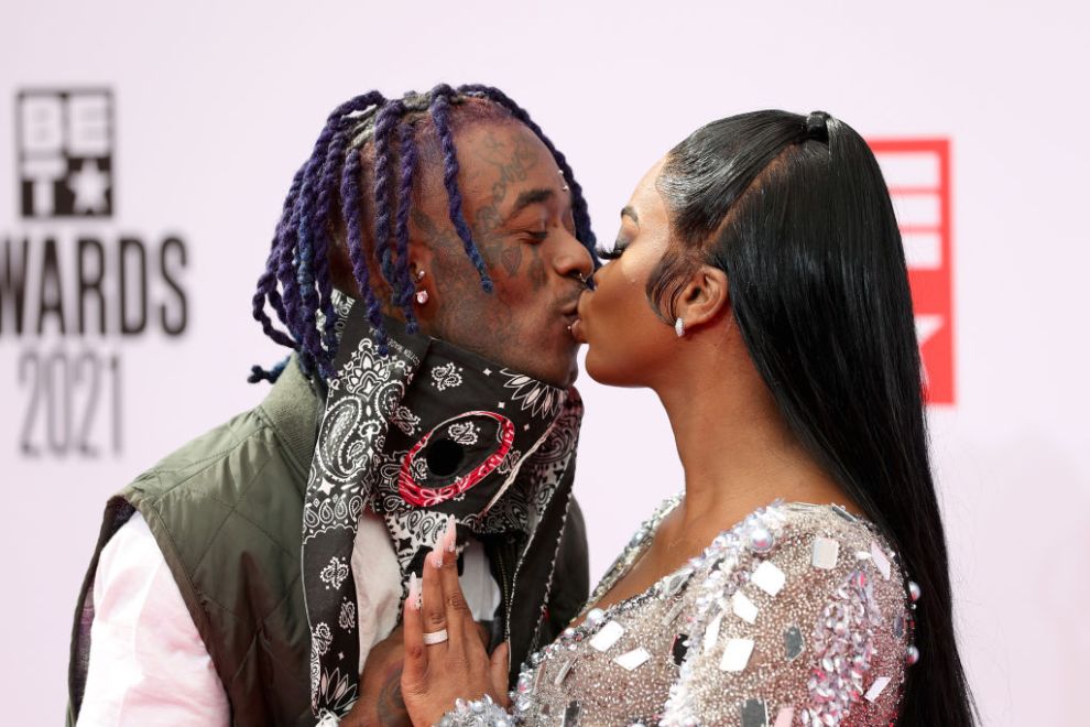 LOS ANGELES, CALIFORNIA - JUNE 27: (L-R) Lil Uzi Vert and JT of City Girls attend the BET Awards 2021 at Microsoft Theater on June 27, 2021 in Los Angeles, California.