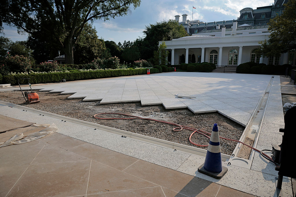 White House Rose Garden Undergoes Controversial Redesign white-house-rose-garden-undergoes-controversial-redesign