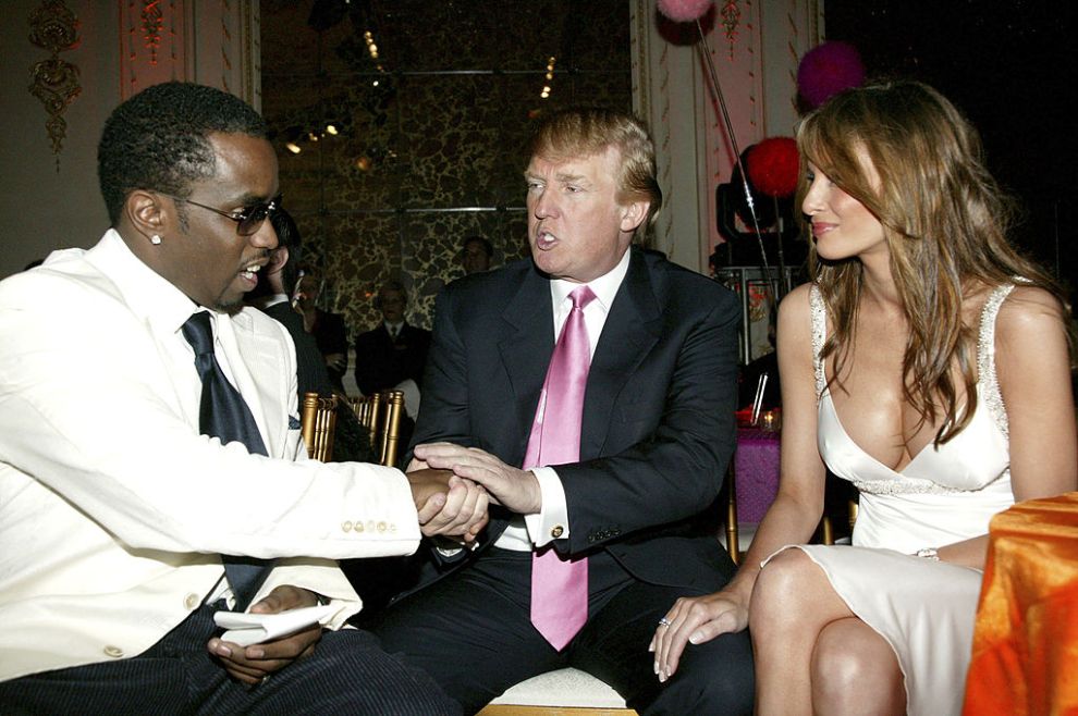 Sean "P. Diddy" Combs, Donald Trump and Melania Trump
