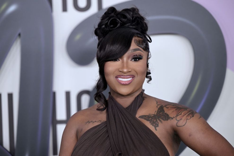 Erica Banks attends the BET Hip-Hop Awards 2023 on October 03, 2023 in Atlanta, Georgia.