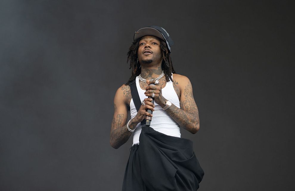RALEIGH, NORTH CAROLINA - APRIL 6: J.I.D. performs onstage during the 2025 Dreamville Music Festival at Dorothea Dix Park on April 6, 2025 in Raleigh, North Carolina.