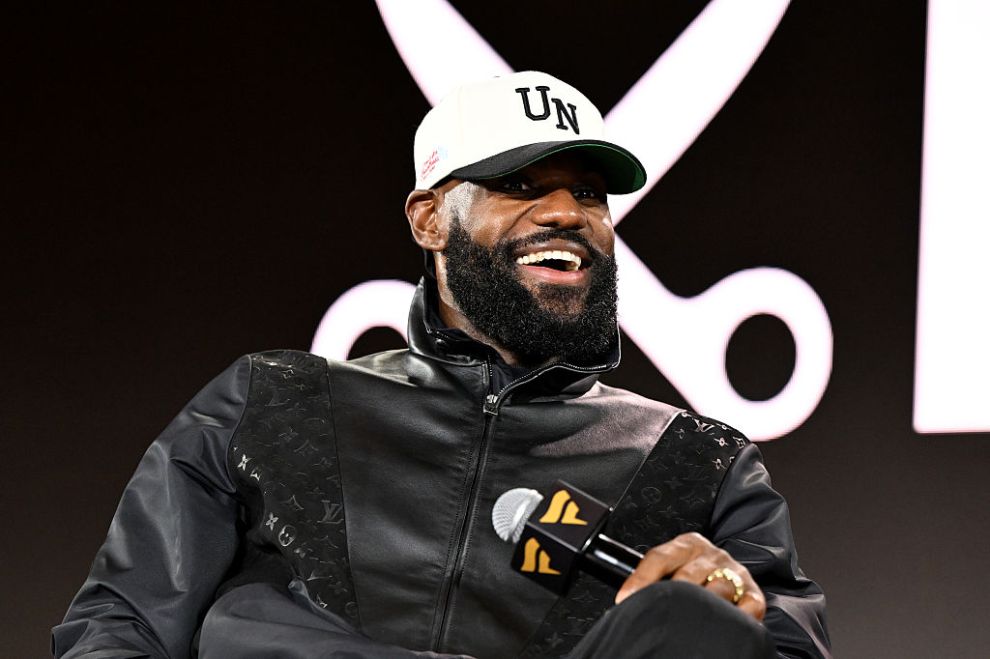 Lebron James speaks onstage during Fanatics Fest NYC 2025 at Javits Center on June 21, 2025 in New York City.