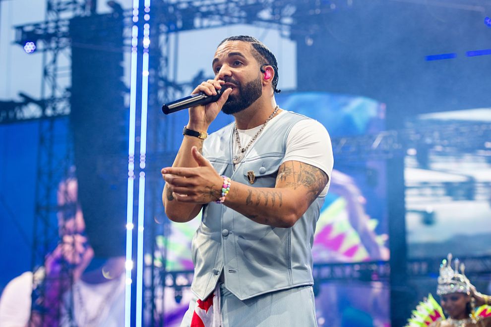 LONDON, ENGLAND - JULY 13: Drake performs during day three of Wireless Festival 2025 at Finsbury Park on July 13, 2025 in London, England.