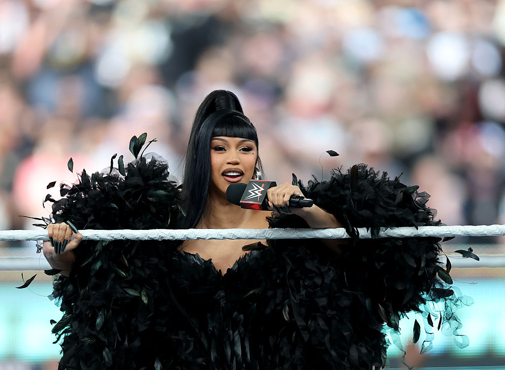 Cardi B Brings All The Drama To WWE SummerSlam