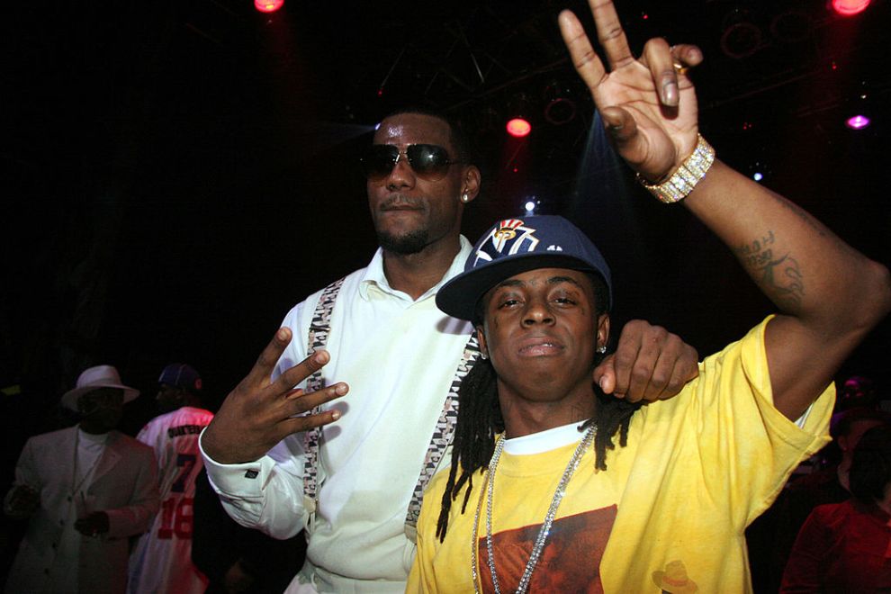 LeBron James and Lil Wayne *Exclusive Coverage* during LeBron James 21st Birthday Party with Performance by Lil' Wayne at House of Blues in Cleveland, Ohio, United States.
