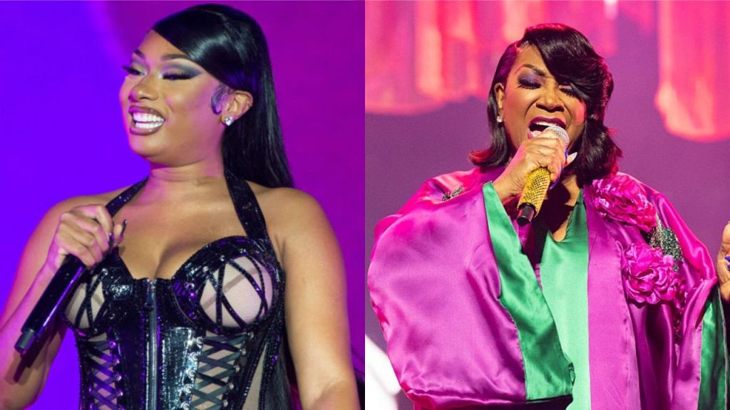 Megan Thee Stallion Fans Out While Meeting Patti LaBelle