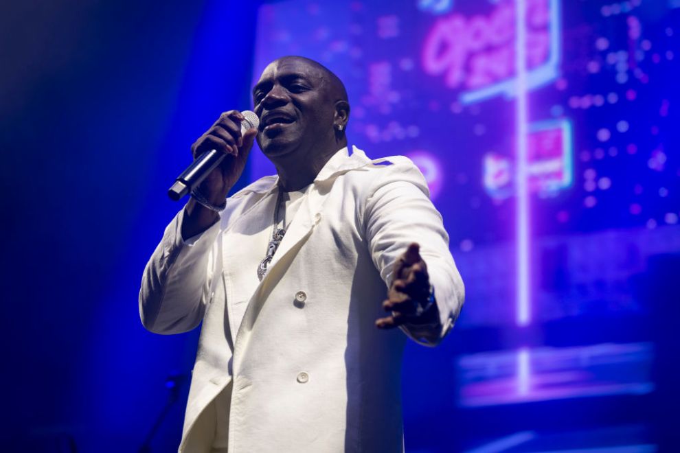 Akon performs at Juicy Fest 2025 on January 15, 2025 in Perth, Australia.