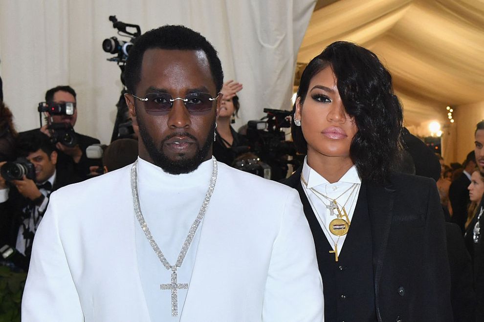 Sean Combs (L) and singer Cassie Ventura arrives for the 2018 Met Gala on May 7, 2018, at the Metropolitan Museum of Art in New York. The Gala raises money for the Metropolitan Museum of Arts Costume Institute. The Gala's 2018 theme is Heavenly Bodies: Fashion and the Catholic Imagination.