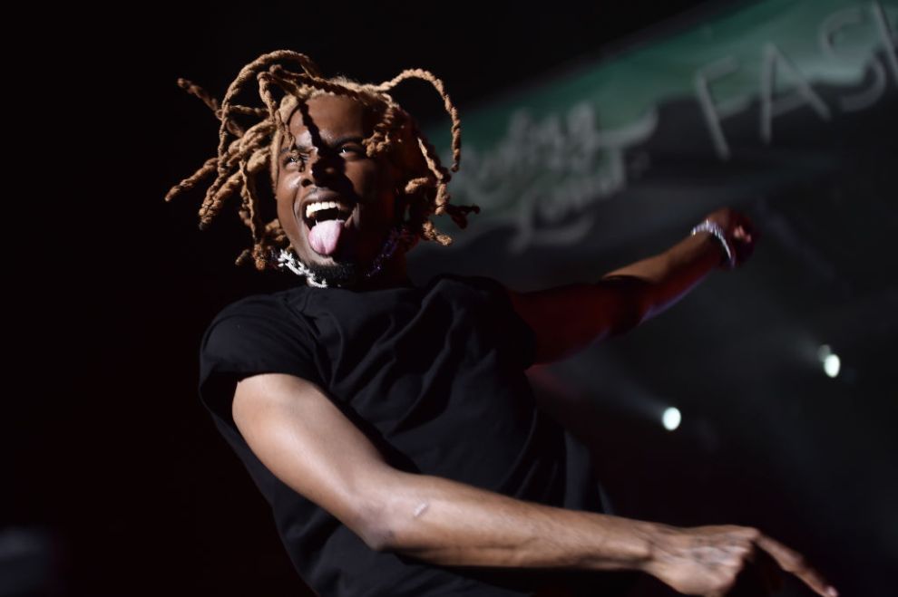 NEW YORK, NEW YORK - OCTOBER 12: Playboi Carti performs during the 2019 Rolling Loud music festival at Citi Field on October 12, 2019 in New York City.