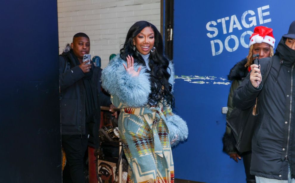 Brandy is seen on December 22, 2023 in New York City.