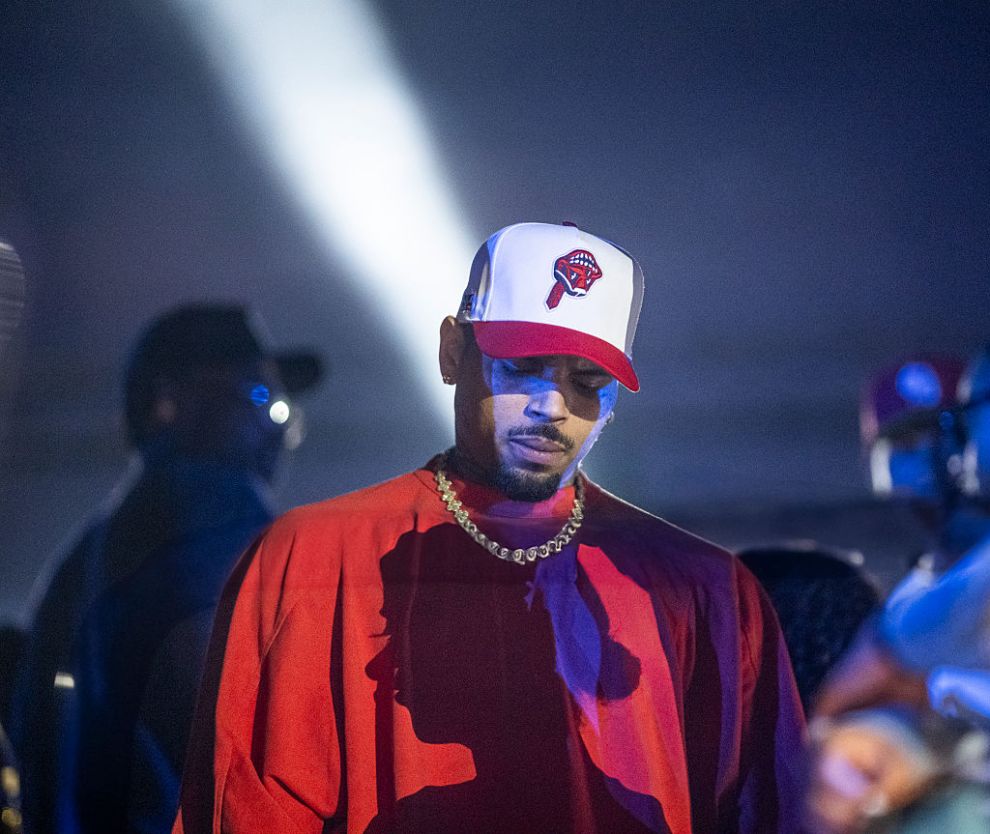 Singer Chris Brown attends Breezy Bowl XX Official Tour After at The Dome Atlanta on August 30, 2025 in Atlanta, Georgia.