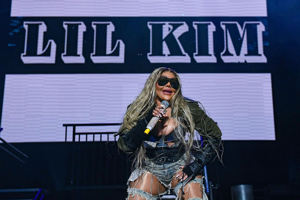 Lil' Kim performs onstage during the R&B Music Experience at Little Caesars Arena on June 29, 2025 in Detroit, Michigan. (Photo by Aaron J. Thornton/Getty Images)