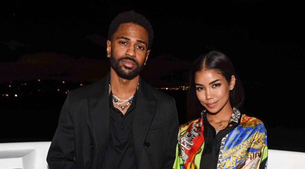 Big Sean (L) and Jhene Aiko (R) attend Jhene Aiko Surprise 30th Birthday Yacht Party on March 16, 2018 in Marina del Rey, California.
