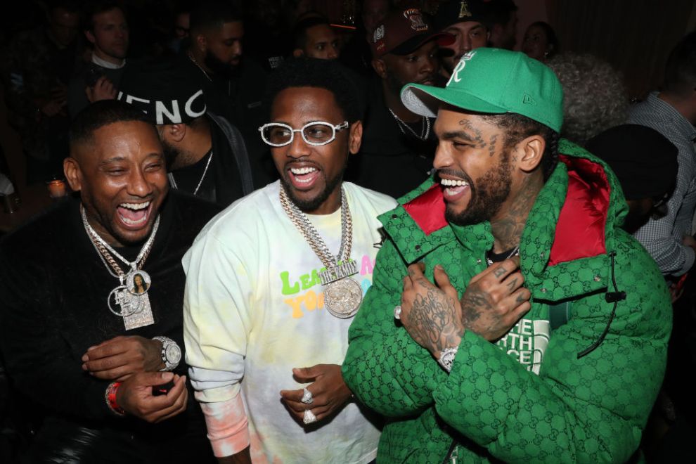Maino, Fabolous and Dave East attend Fotografiska & Mass Appeal Celebrate Opening Of 'Hip Hop: Conscious, Unconscious' In Collaboration with Chase Marriott Bonvoy Credit Cards and Sony Music Entertainment's Certified at Fotografiska New York on January 25, 2023 in New York City.