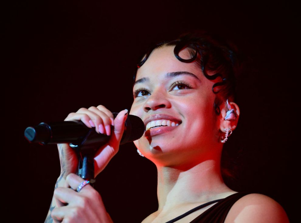 Ella Mai performs during "The Heart On My Sleeve Tour" at Coca-Cola Roxy on April 10, 2023 in Atlanta, Georgia.