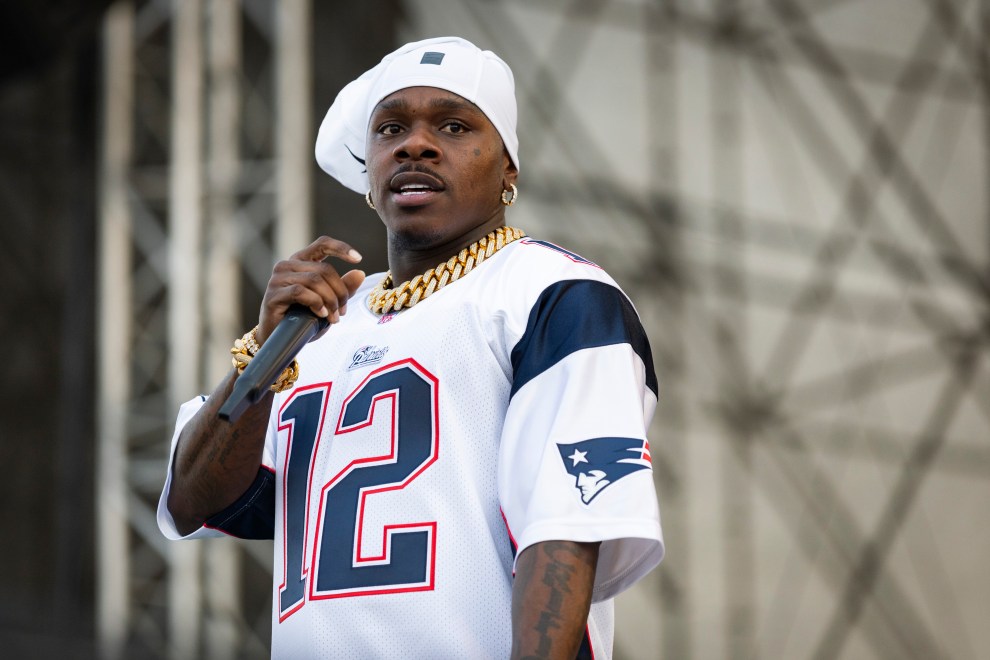 DaBaby Calls Out “Fake Fans” After Bulls Jerseys Get Pulled Off For A Photo