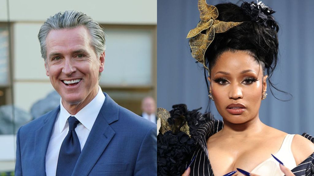 Gavin Newsom And Nicki Minaj Continue To Trade Shots Online