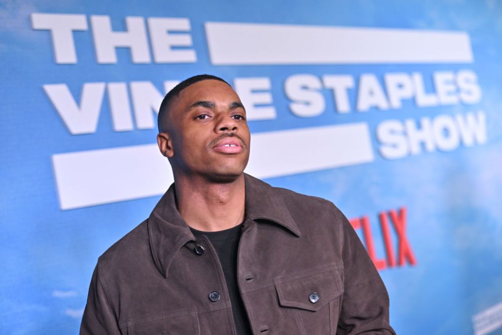 Vince Staples attends Netflix’s THE VINCE STAPLES SHOW Premiere at Netflix Tudum Theater on February 12 2024 in Los Angeles, California.