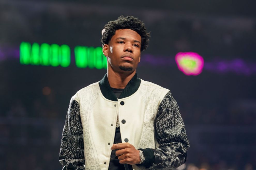 ATLANTA, GEORGIA - SEPTEMBER 19: Nardo Wick performs during the Wild 'N Out Live: The Final Lap Tour at State Farm Arena on September 19, 2024 in Atlanta, Georgia.