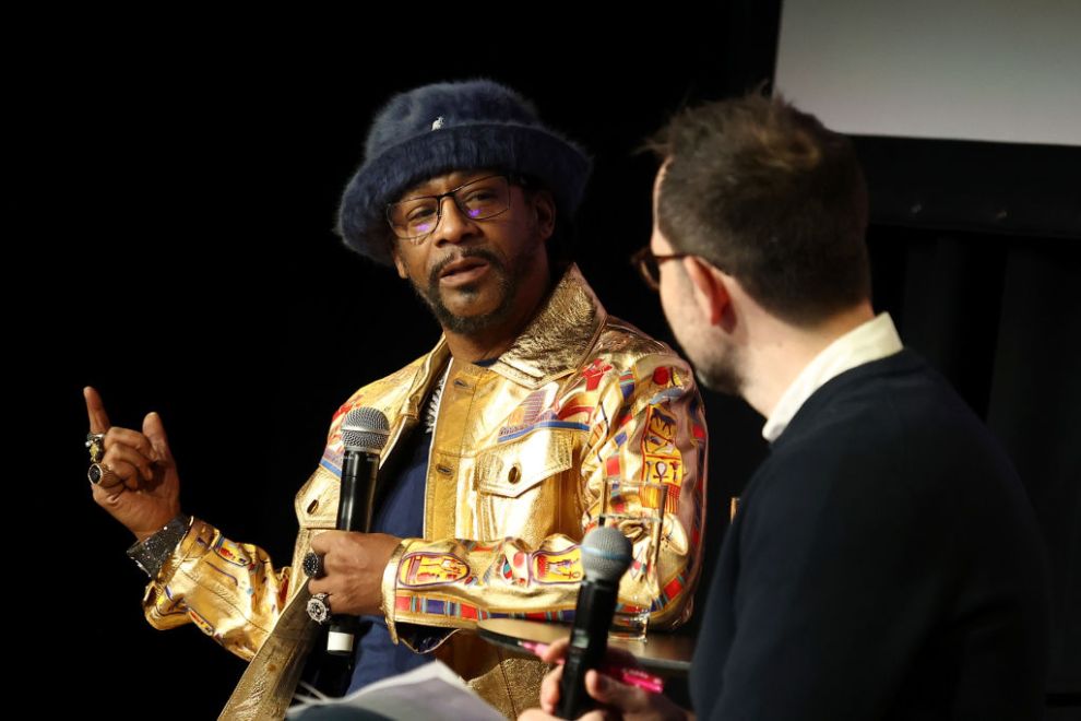 Katt Williams and Jesse David Fox speak onstage at Katt Williams Is Here during New York Magazine's Vulture Festival at NYA EAST on November 16, 2024 in Los Angeles, California.