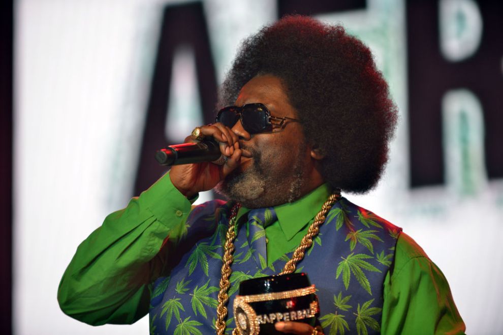 HOLLYWOOD, FL - DECEMBER 20: Afroman performs on stage at the Snoop Dogg Puff Puff Pass Tour at Hard Rock Event Center in Hollywood, Fla on December 20, 2018 in Hollywood, Florida.