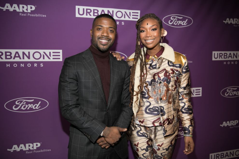 Ray J and Brandy attend 2019 Urban One Honors at MGM National Harbor on December 05, 2019 in Oxon Hill, Maryland.