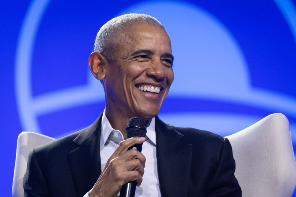 Barack Obama Links Up With Anthony Edwards On The Court