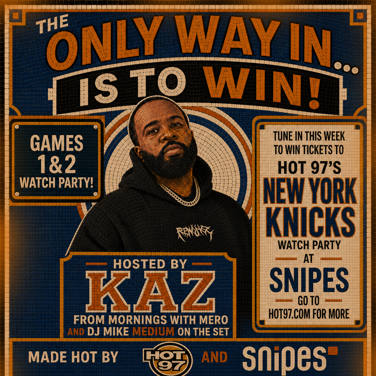 HOT 97 NY Knicks Watch Party - HOT 97